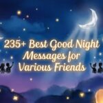 235+ Best Good Night Messages for Various Friends