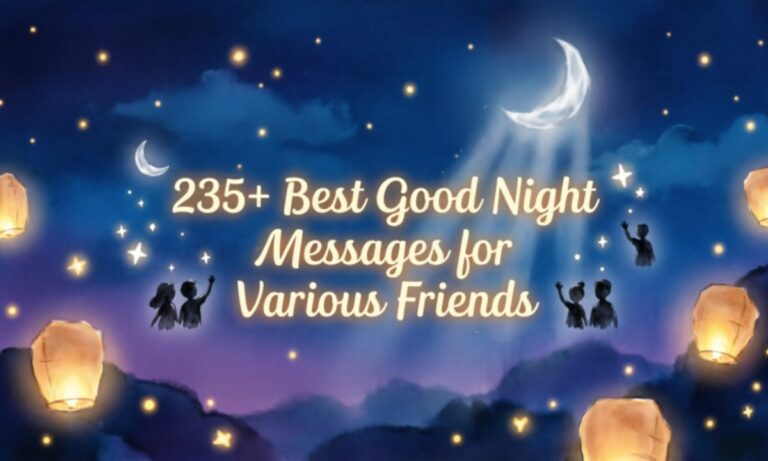 235-best-good-night-messages-for-various-friends